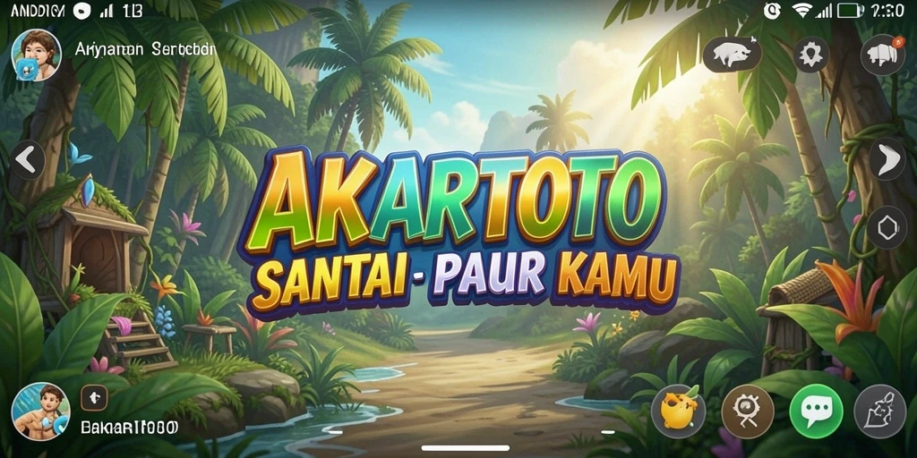 Menampilkan gameplay AKARTOTO yang seru dan menyenangkan.