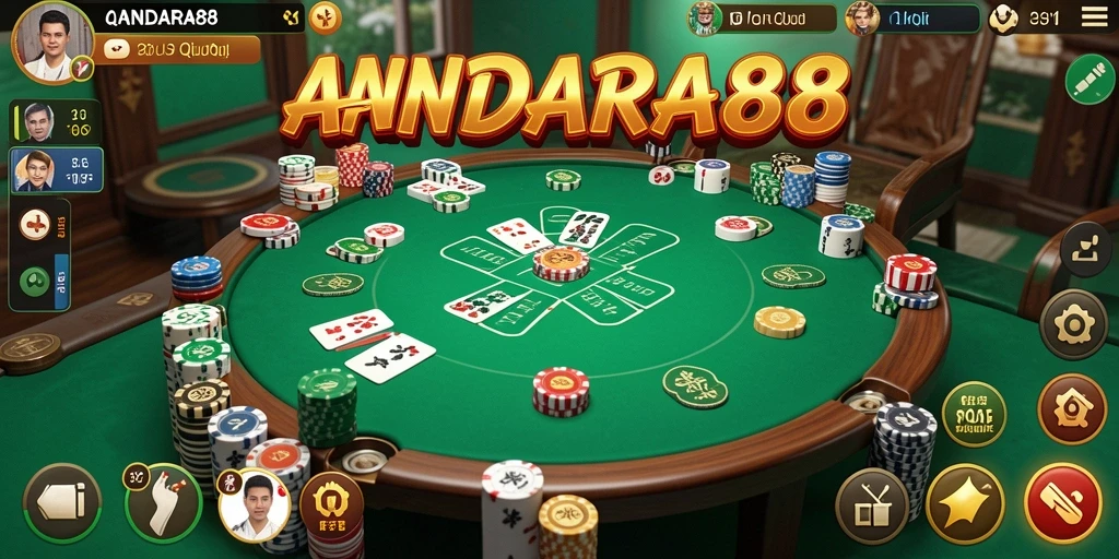 Tampilan gameplay QiuQiu yang seru dan kompetitif.