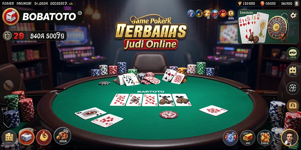 Gameplay Poker yang seru dan menegangkan di BOBATOTO.