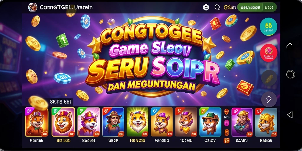 Tampilan gameplay menawan dari game Slot CONGTOGEL.