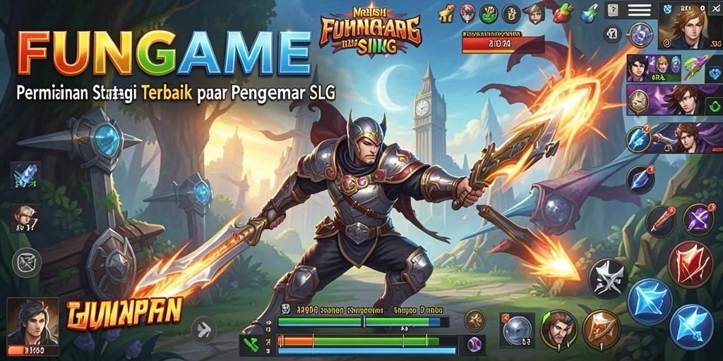 Tampilan gameplay menarik dari FUNGAME yang penuh strategi.