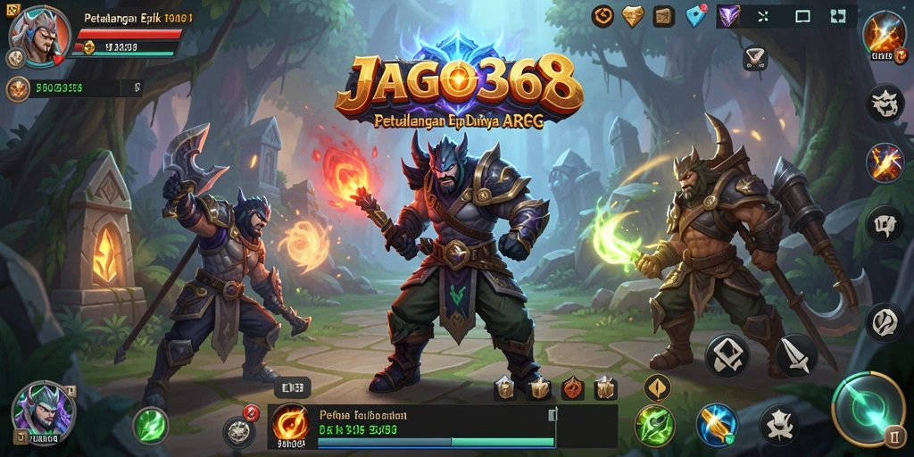Tampilan gameplay ARPG yang penuh aksi dan petualangan.