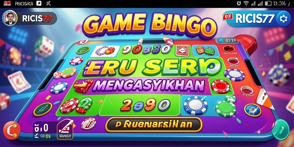 Tampilan menarik permainan Bingo di RICIS77.
