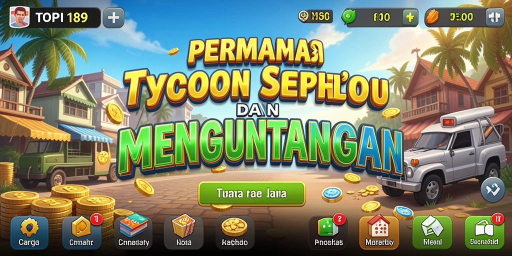 Tampilan gameplay Tycoon yang menarik dan interaktif di TOPI189.