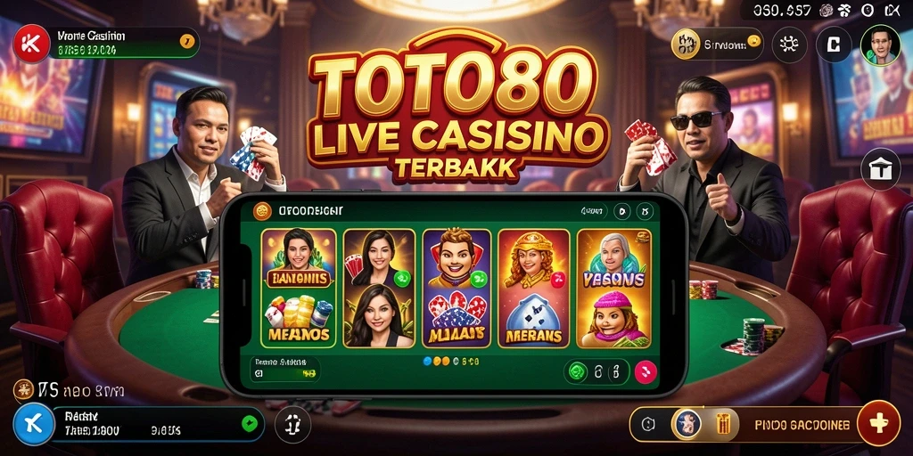 Gameplay TOTO80 dengan dealer langsung yang profesional.